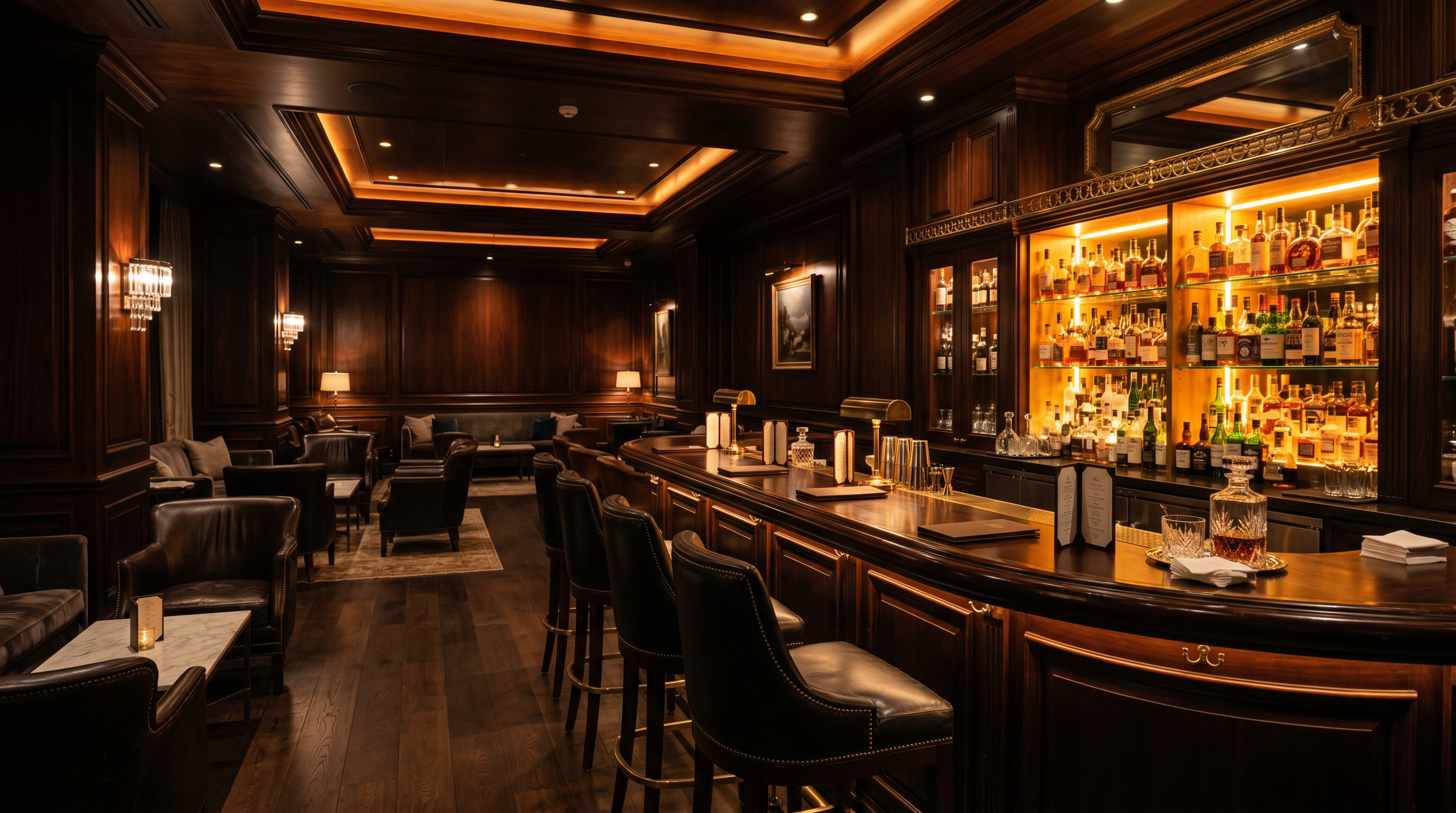 Cocktail bar and lounge