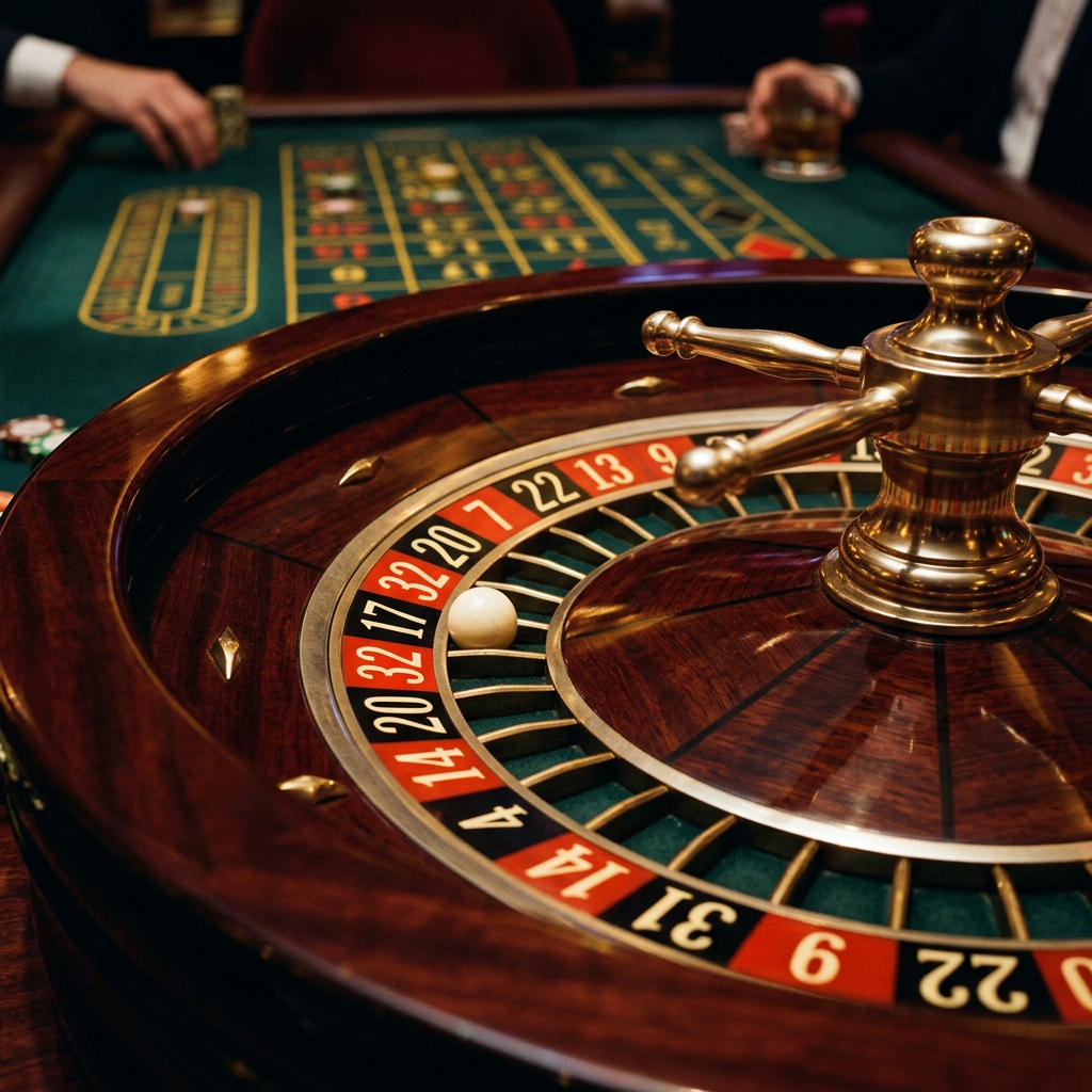 Elegant entertainment table with atmospheric lighting